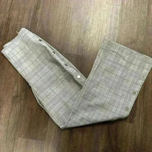 Plaid trousers